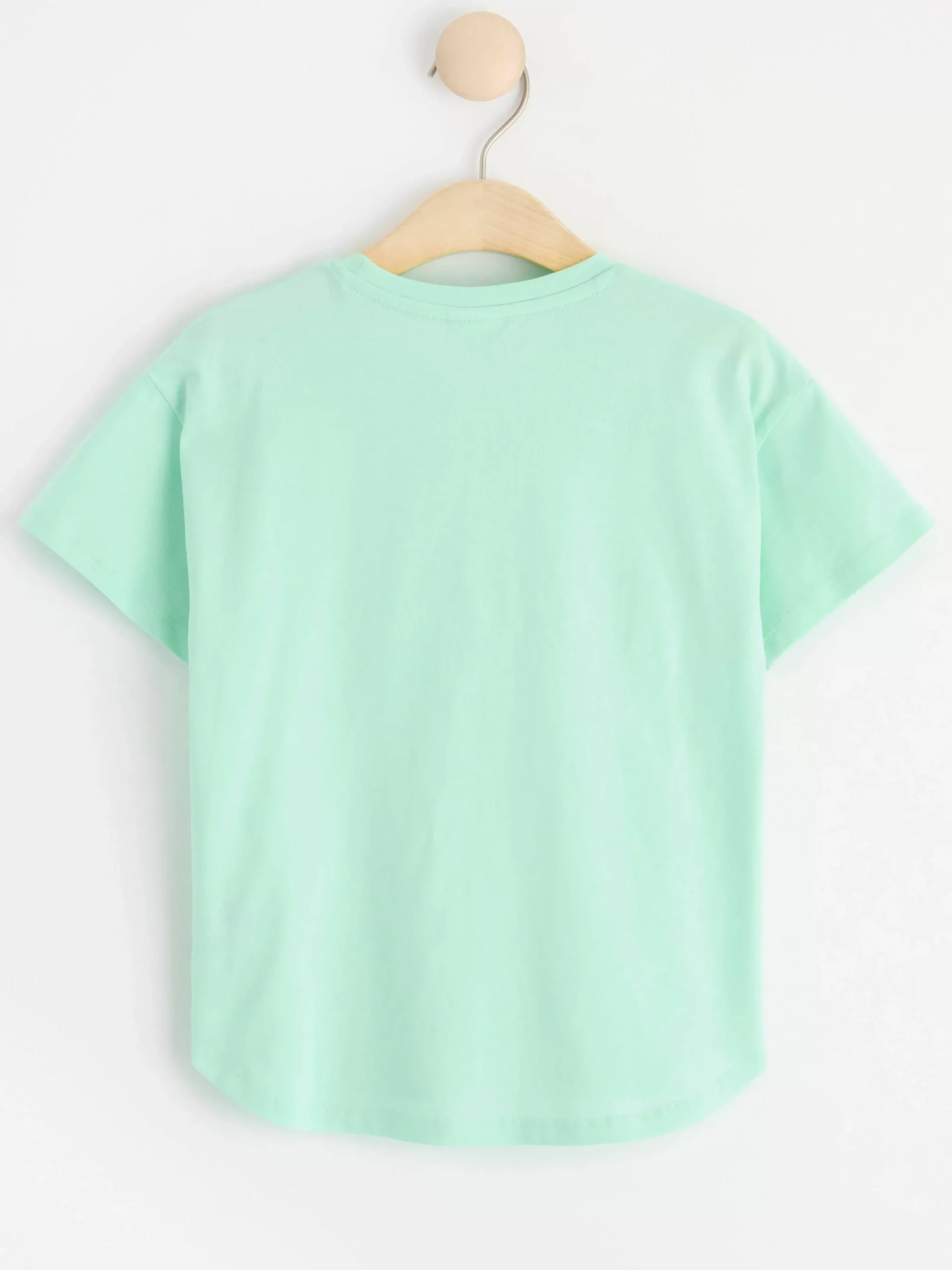 Toppar & T-Shirts>Lindex Oversized T-Shirt Med Vandbara Paljetter Light Turquoise