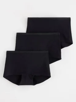 Trosor>Lindex 3-Pack Boxer High Trosa Black