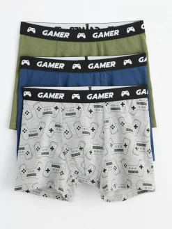 Underkläder>Lindex 3-Pack Boxershorts Lt Grey Melange