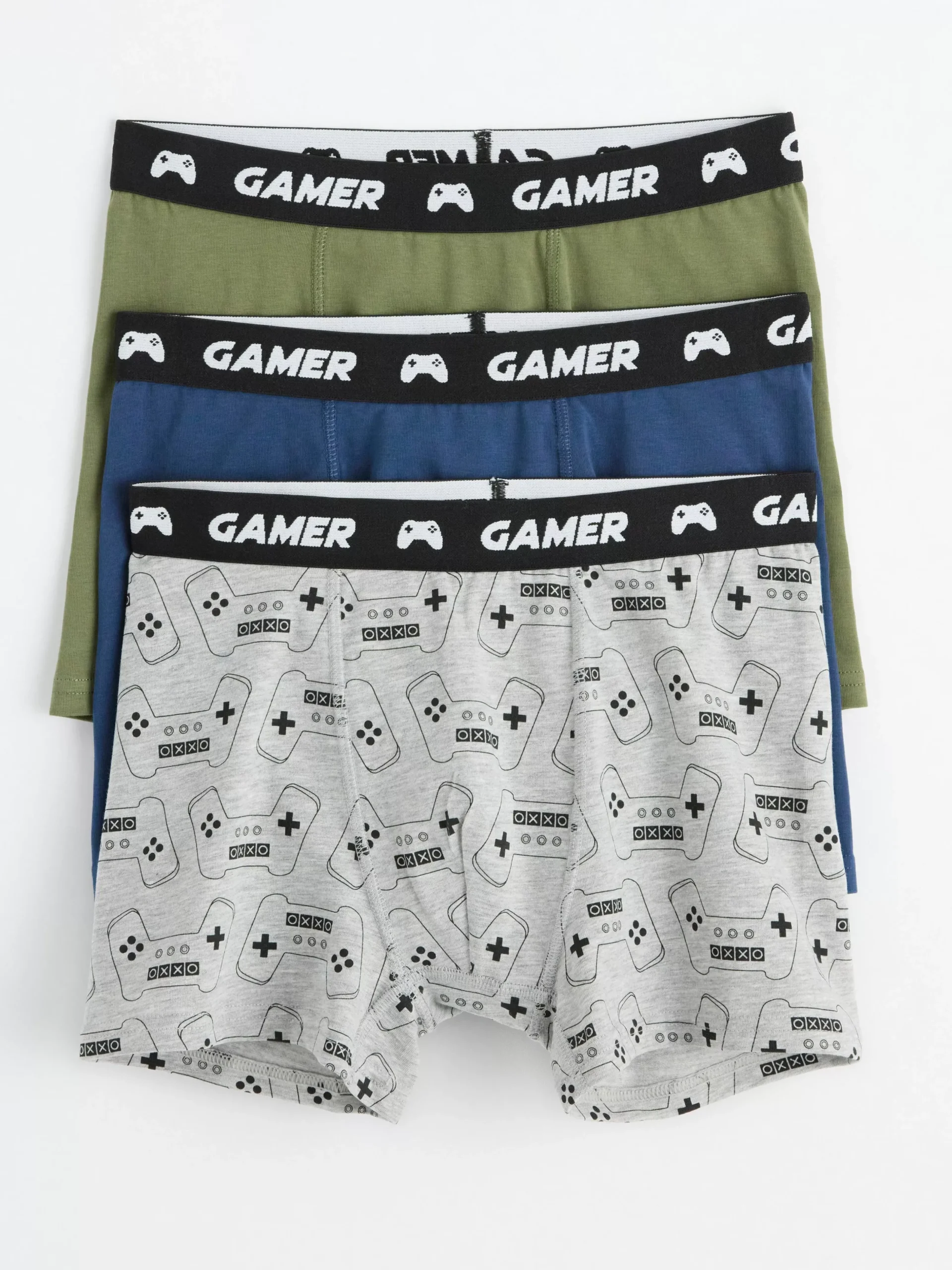 Underkläder>Lindex 3-Pack Boxershorts Lt Grey Melange
