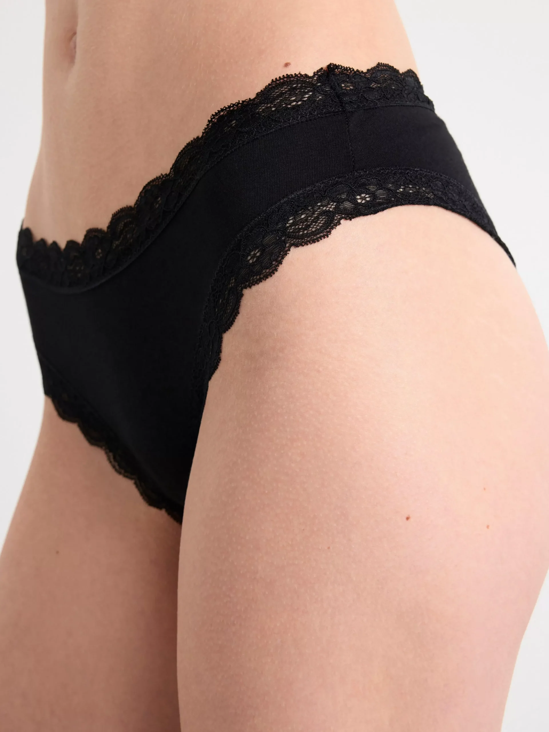 Trosor>Lindex 3-Pack Brazilian Regular Trosa Black