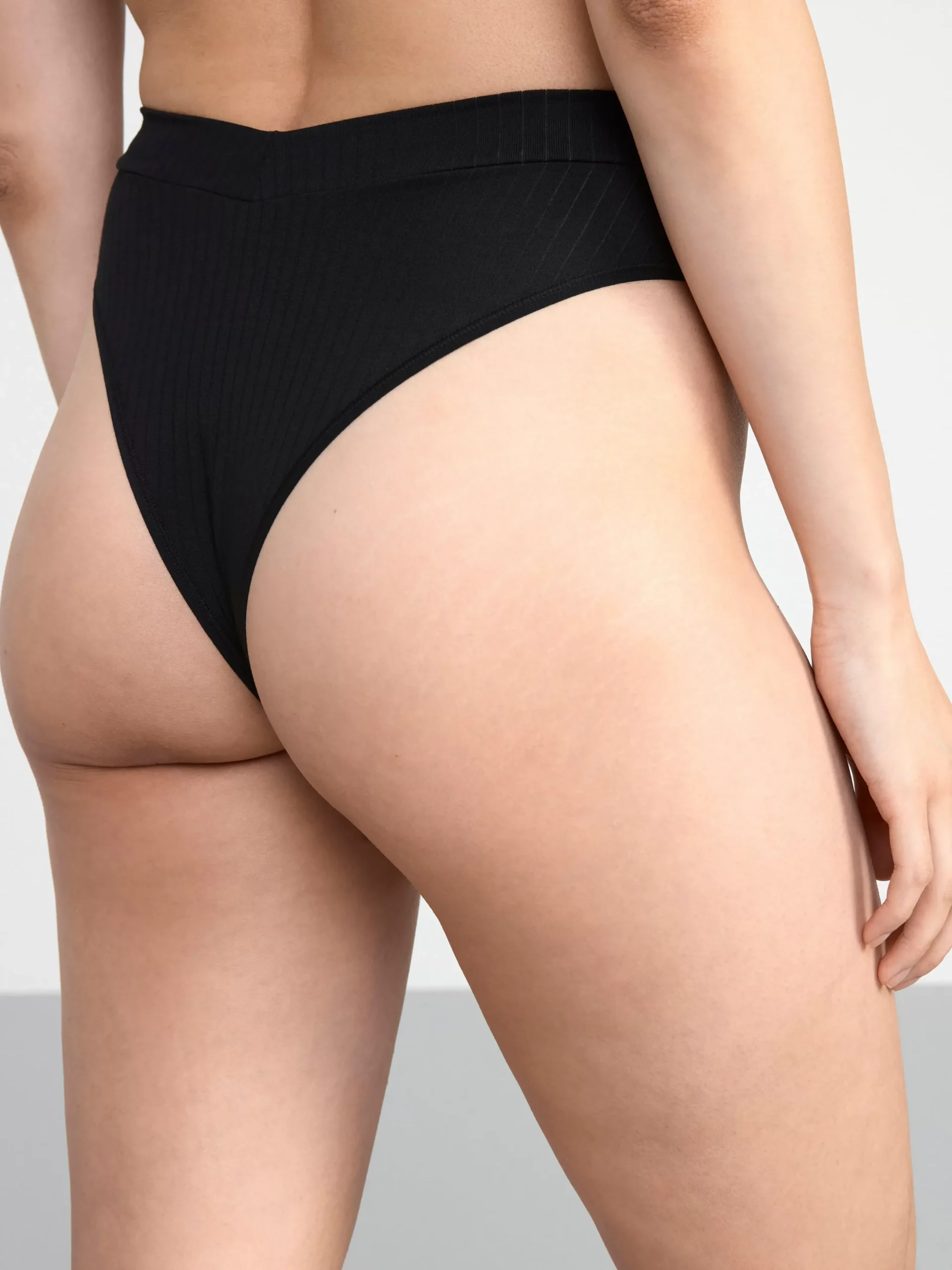 Trosor>Lindex 3-Pack Brazilian Trosor Midi Waist Dark Dusty Brown