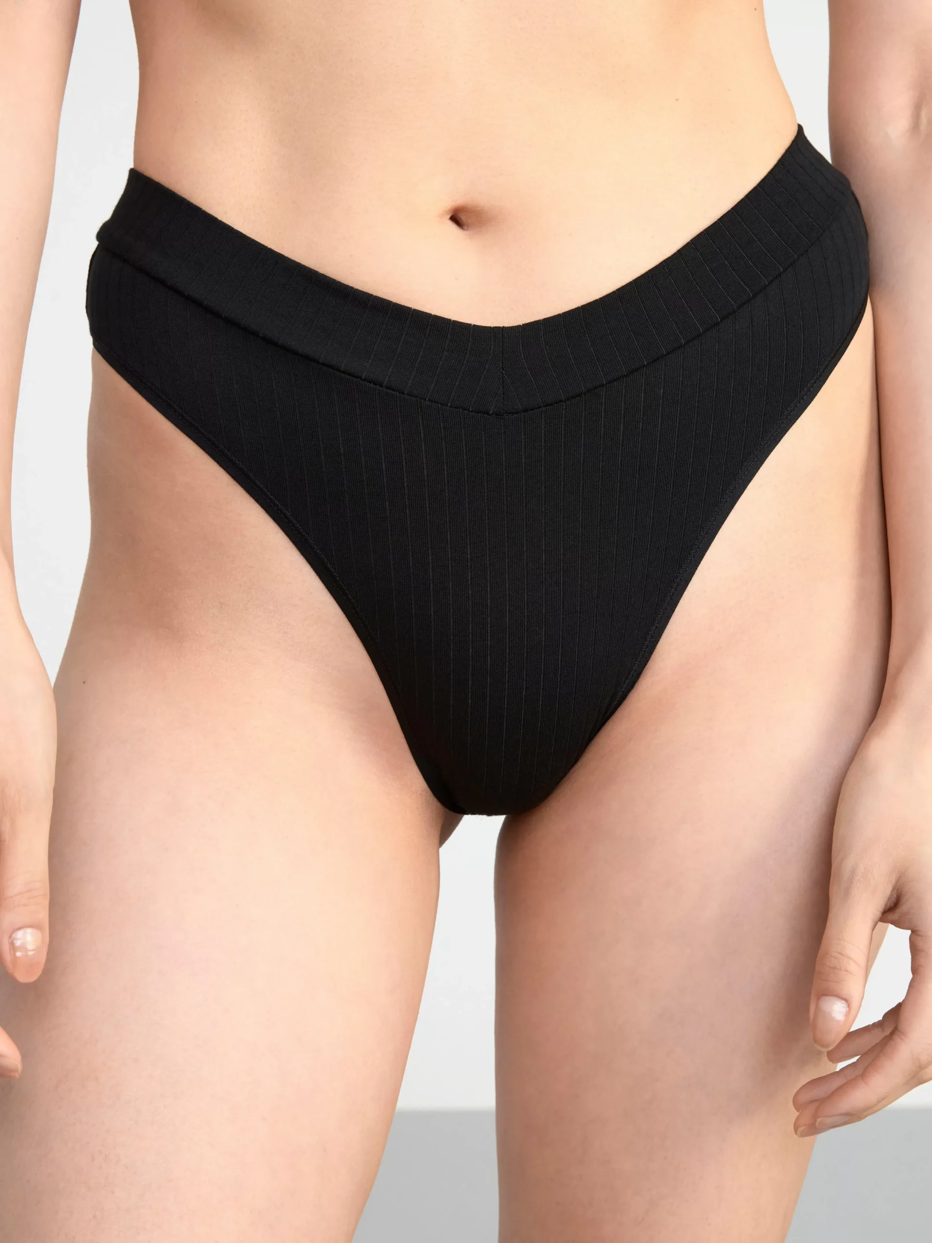 Trosor>Lindex 3-Pack Brazilian Trosor Midi Waist Light Dusty Khaki
