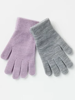 Accessoarer>Lindex 2-Pack Damhandskar Light Grey Melange