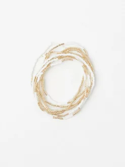 Accessoarer>Lindex 8-Pack Elastiska Armband White