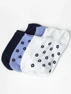 Strumpor>Lindex 4-Pack Footies White