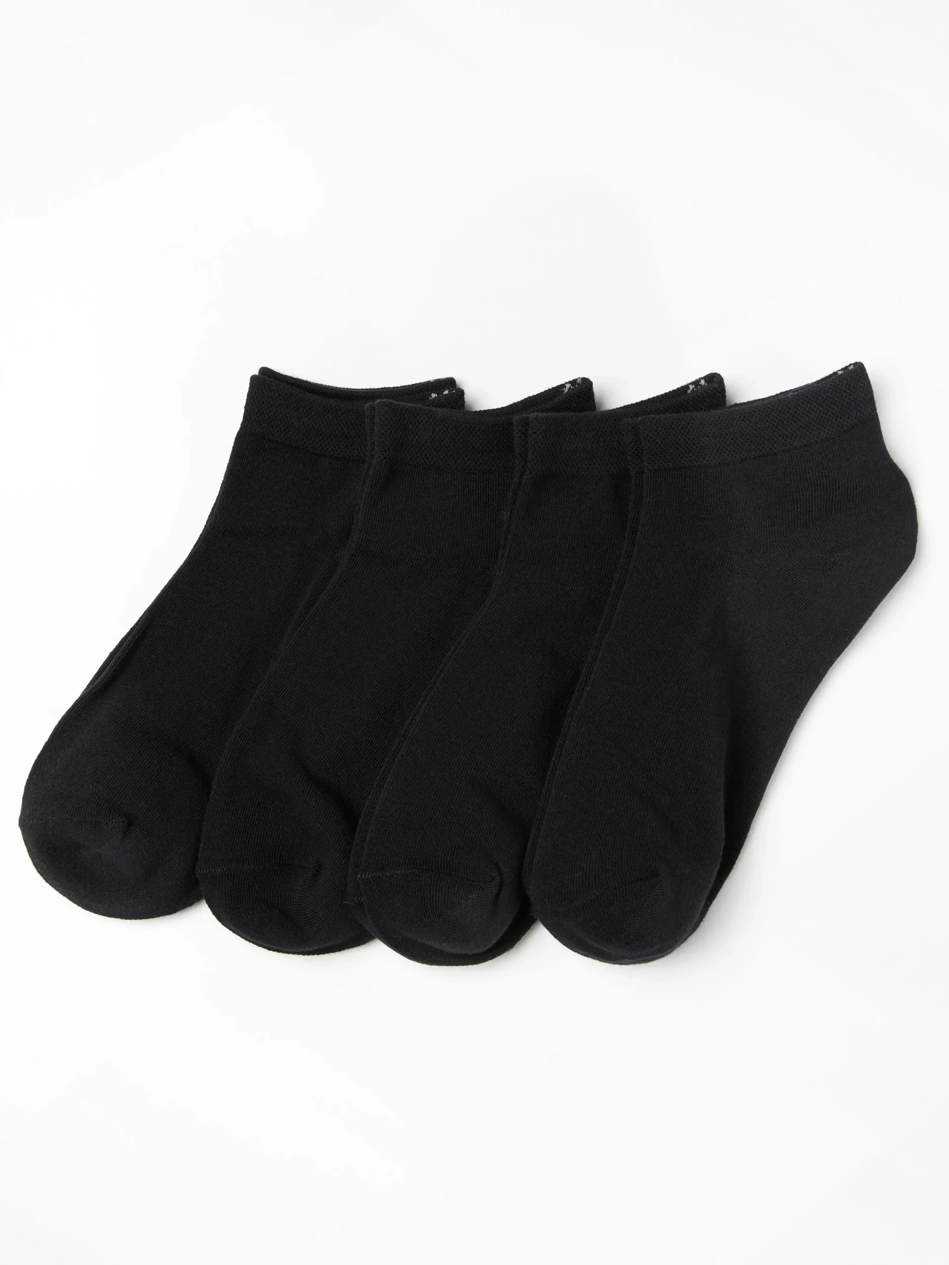 Strumpor>Lindex 4-Pack Footies Black
