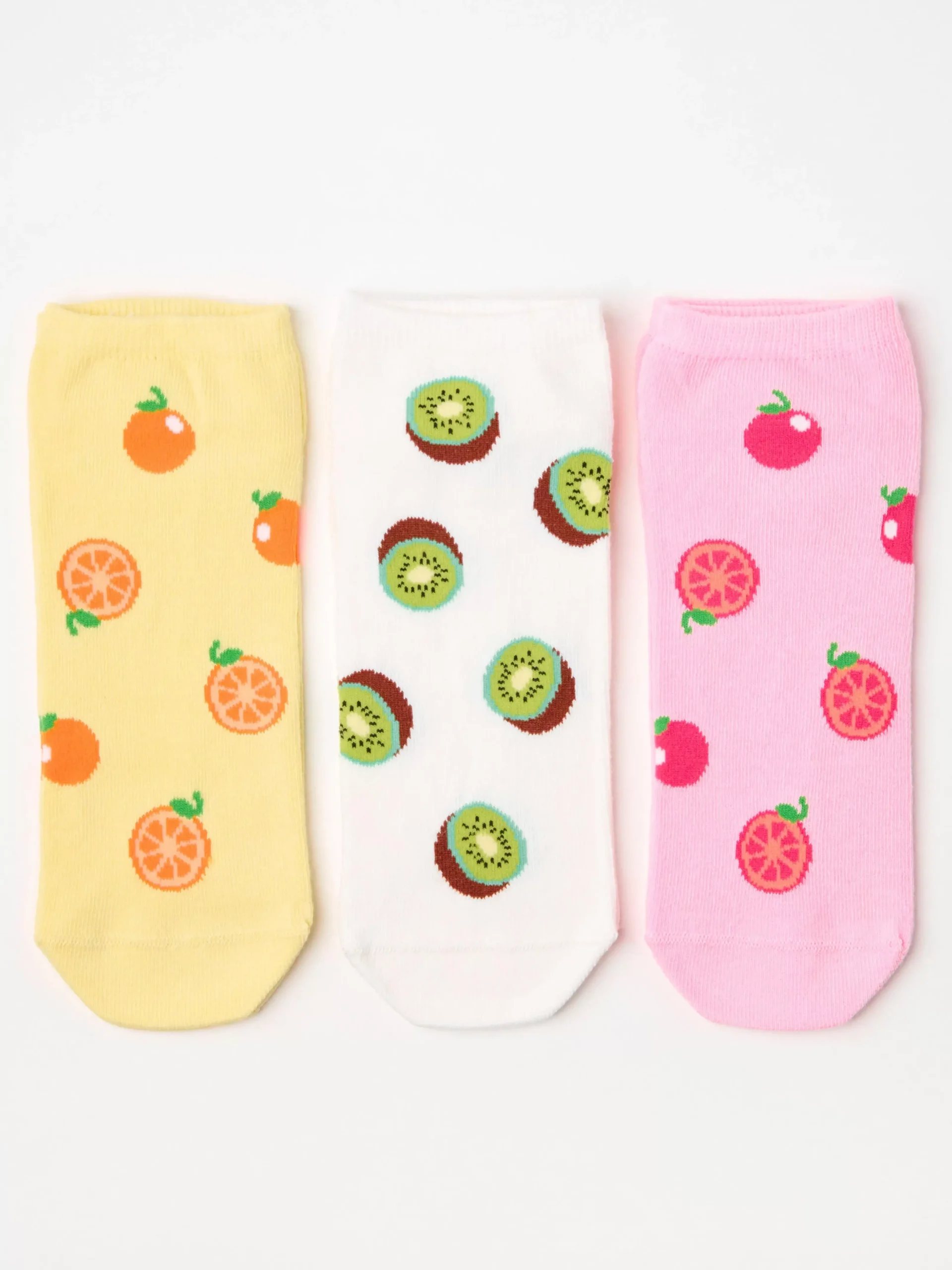 Underkläder>Lindex 3-Pack Footies Med Frukter Light Pink