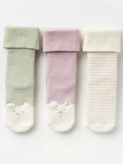Nyfodd>Lindex 3-Pack Frottestrumpor Light Dusty Lilac