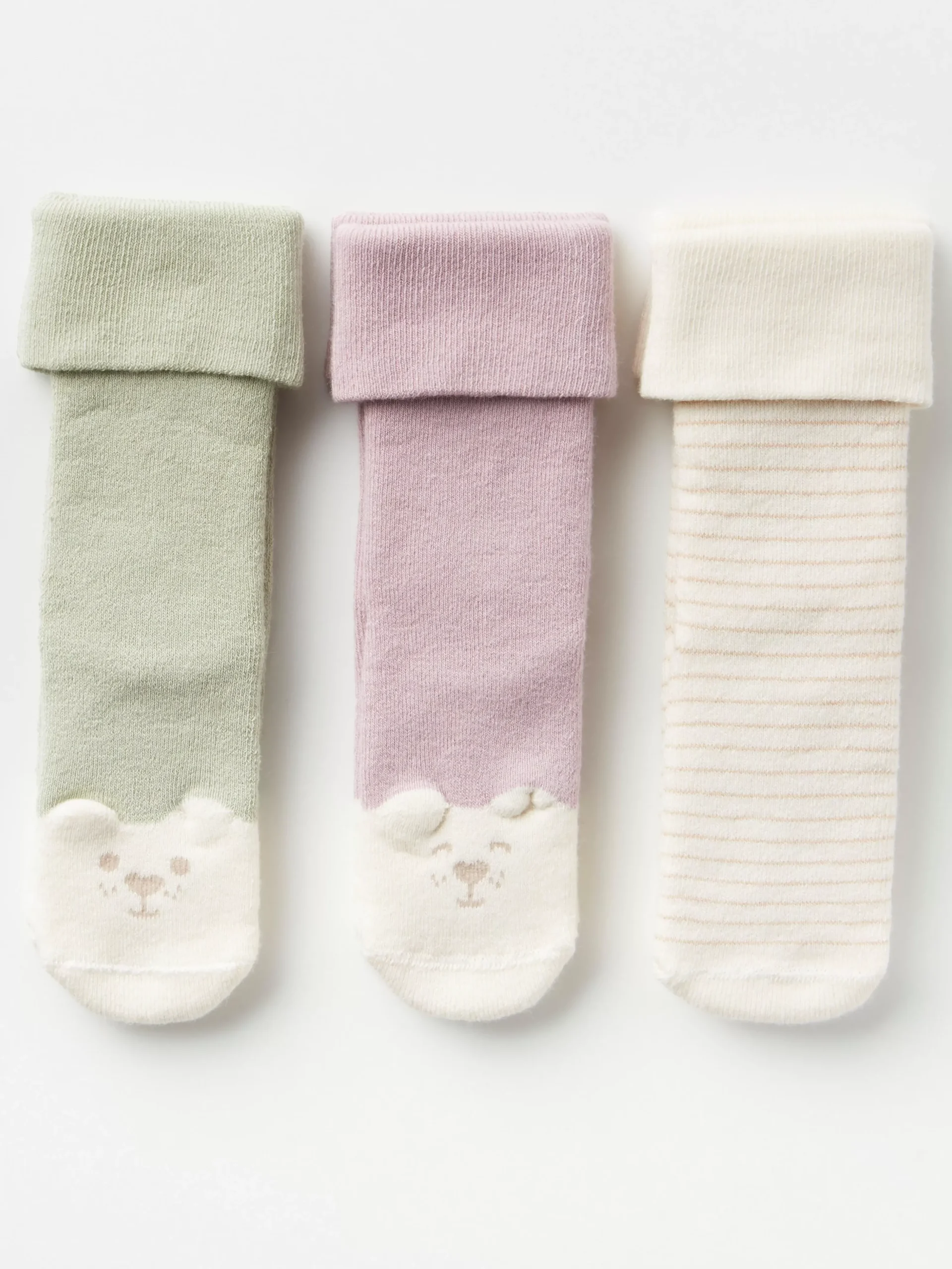 Nyfodd>Lindex 3-Pack Frottestrumpor Light Dusty Lilac