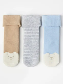 Nyfodd>Lindex 3-Pack Frottestrumpor Light Dusty Blue