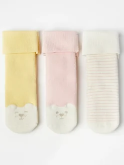 Nyfodd>Lindex 3-Pack Frottestrumpor Light Dusty Pink