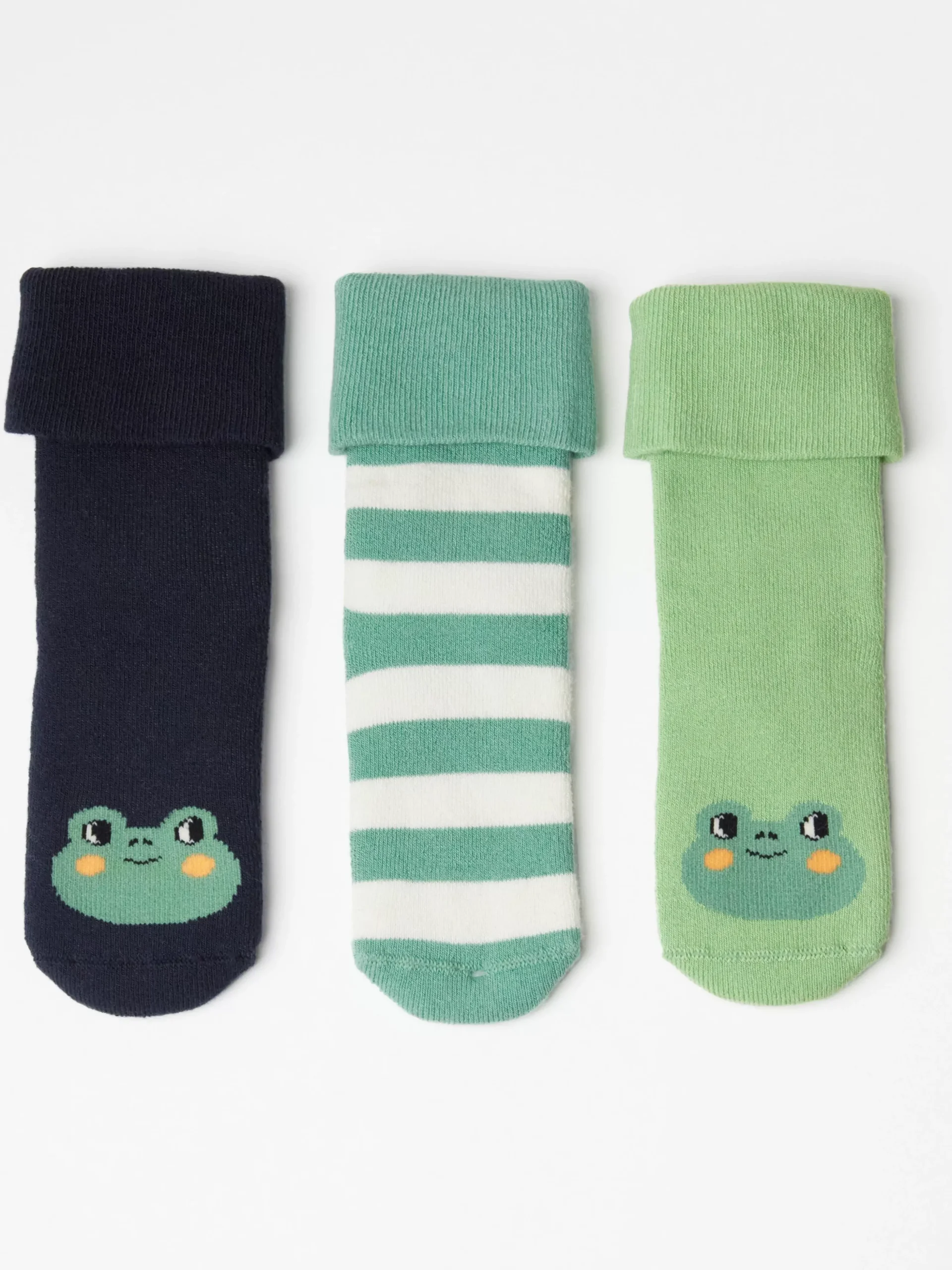 Strumpor & Strumpbyxor>Lindex 3-Pack Frottestrumpor Green