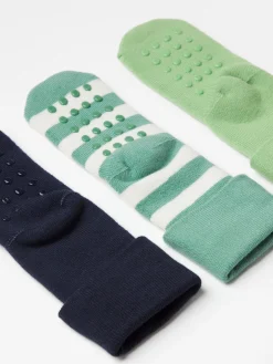 Strumpor & Strumpbyxor>Lindex 3-Pack Frottestrumpor Green
