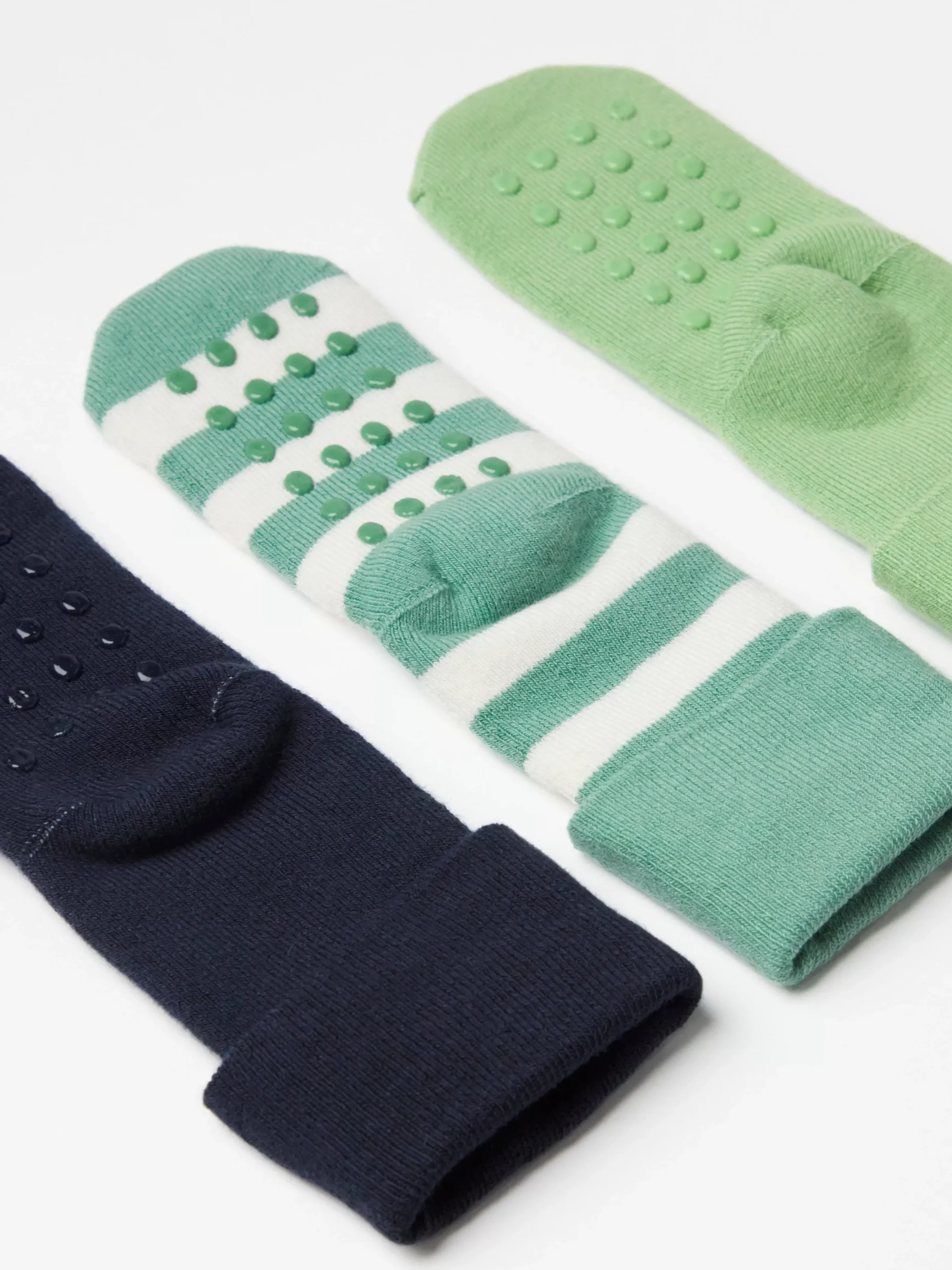 Strumpor & Strumpbyxor>Lindex 3-Pack Frottestrumpor Green