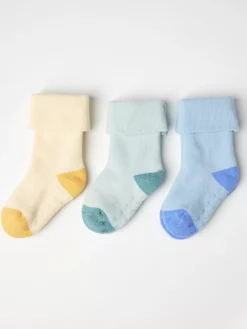 Strumpor & Strumpbyxor>Lindex 3-Pack Frottestrumpor Light Dusty Yellow