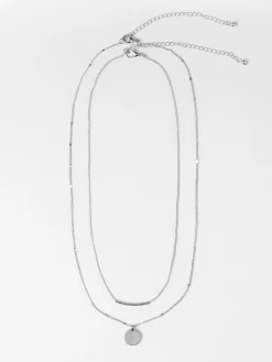 Accessoarer>Lindex 2-Pack Halsband Med Hangsmycke Silver