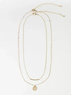 Accessoarer>Lindex 2-Pack Halsband Med Hangsmycke Gold