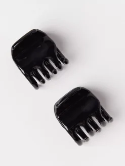 Accessoarer>Lindex 2-Pack Harklammor Black