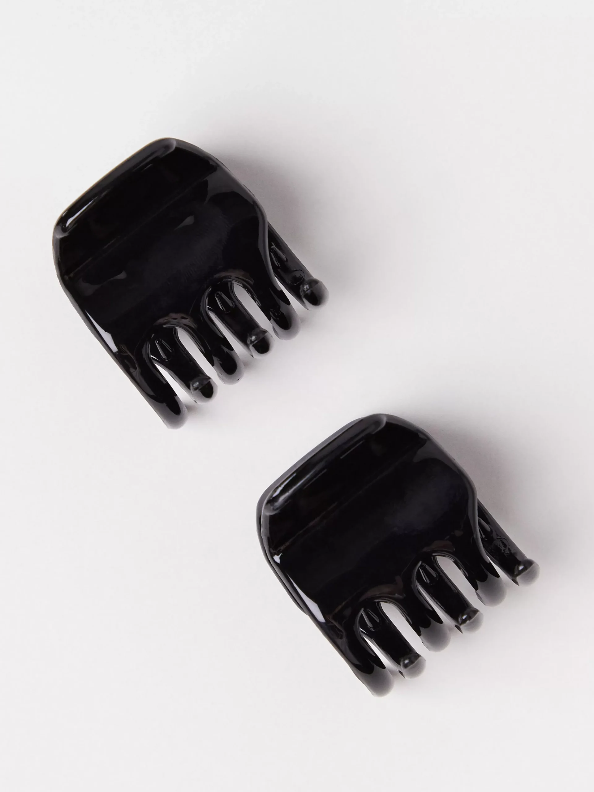 Accessoarer>Lindex 2-Pack Harklammor Black