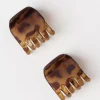 Accessoarer>Lindex 2-Pack Harklammor Brown
