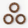 Accessoarer>Lindex 3-Pack Harsnoddar Brown