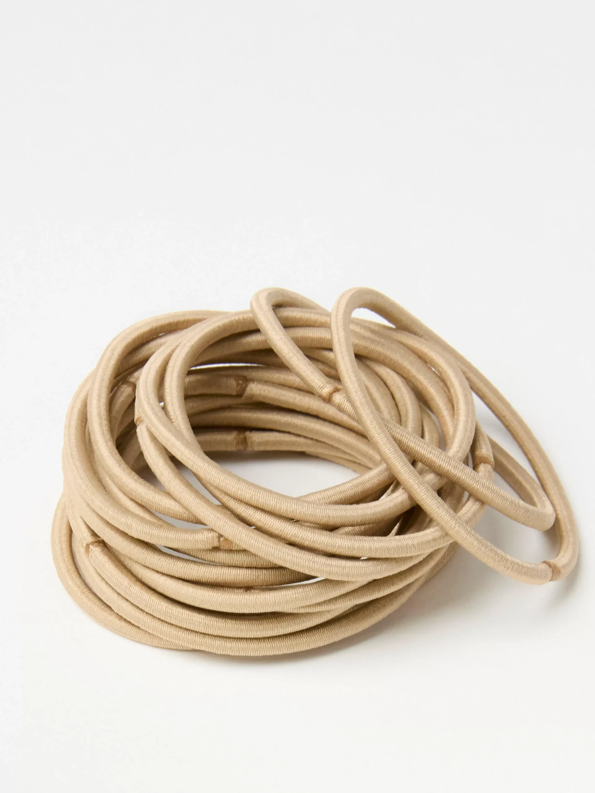 Accessoarer>Lindex 18-Pack Harsnoddar Beige