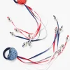 Accessoarer>Lindex 2-Pack Harsnoddar Med Satinband Navy