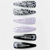Accessoarer>Lindex 6-Pack Harspannen Dusty Blue