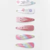 Accessoarer>Lindex 6-Pack Harspannen Light Lilac