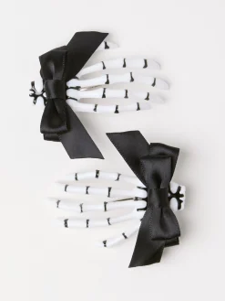 Accessoarer>Lindex 2-Pack Harspannen Med Skeletthander Black