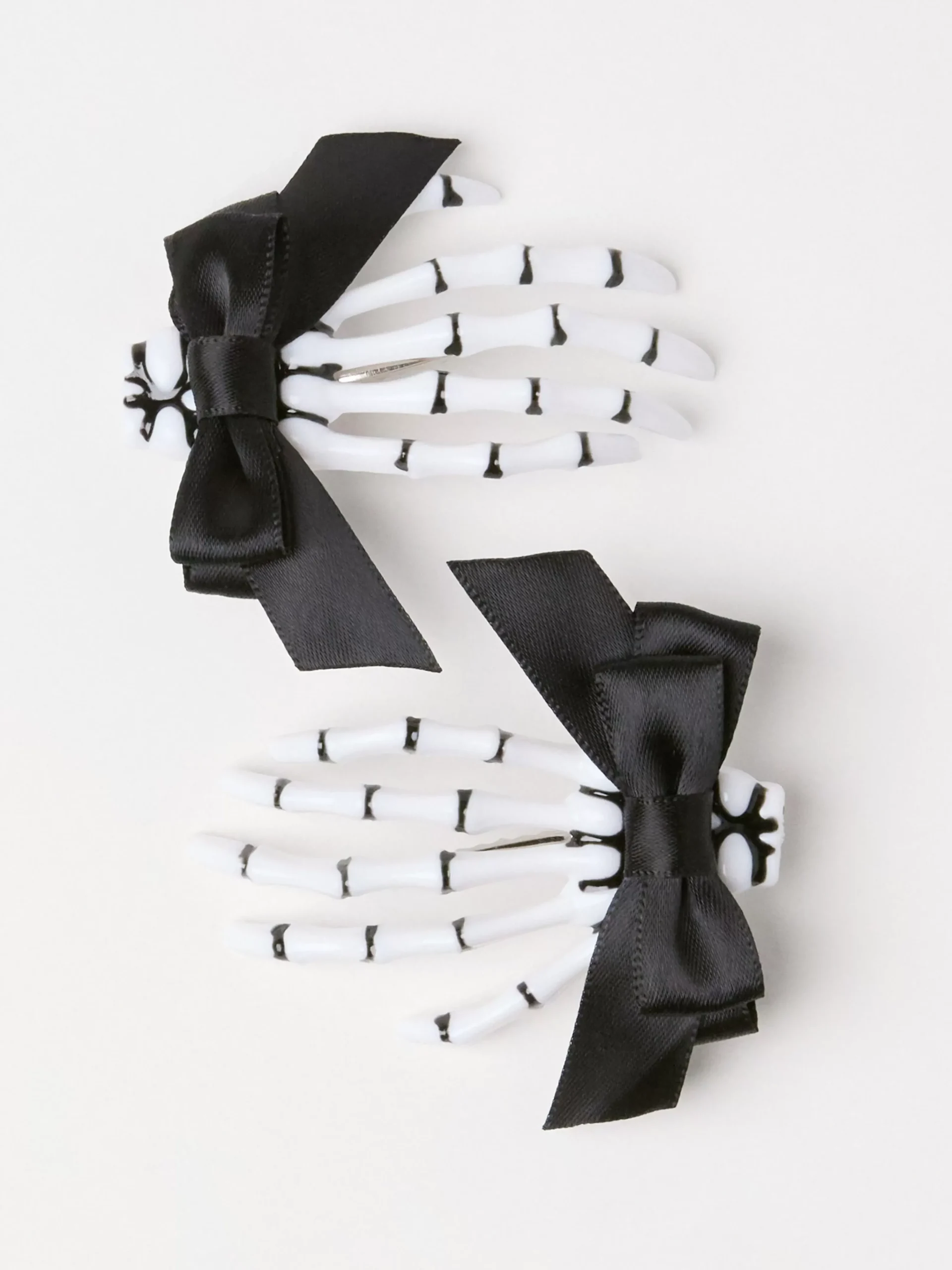 Accessoarer>Lindex 2-Pack Harspannen Med Skeletthander Black