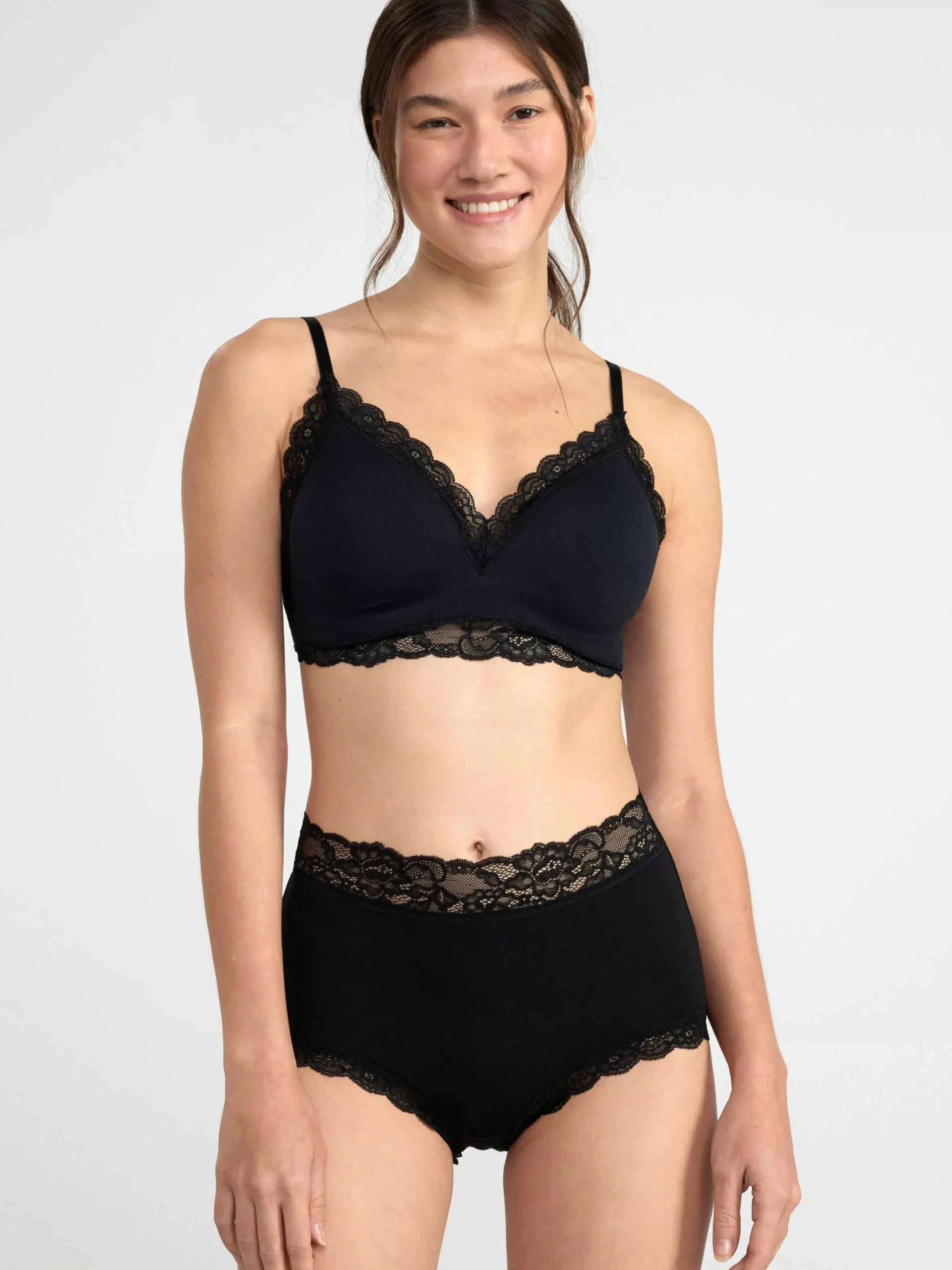 Trosor>Lindex 3-Pack High Waist Trosor Dark Dusty Lilac