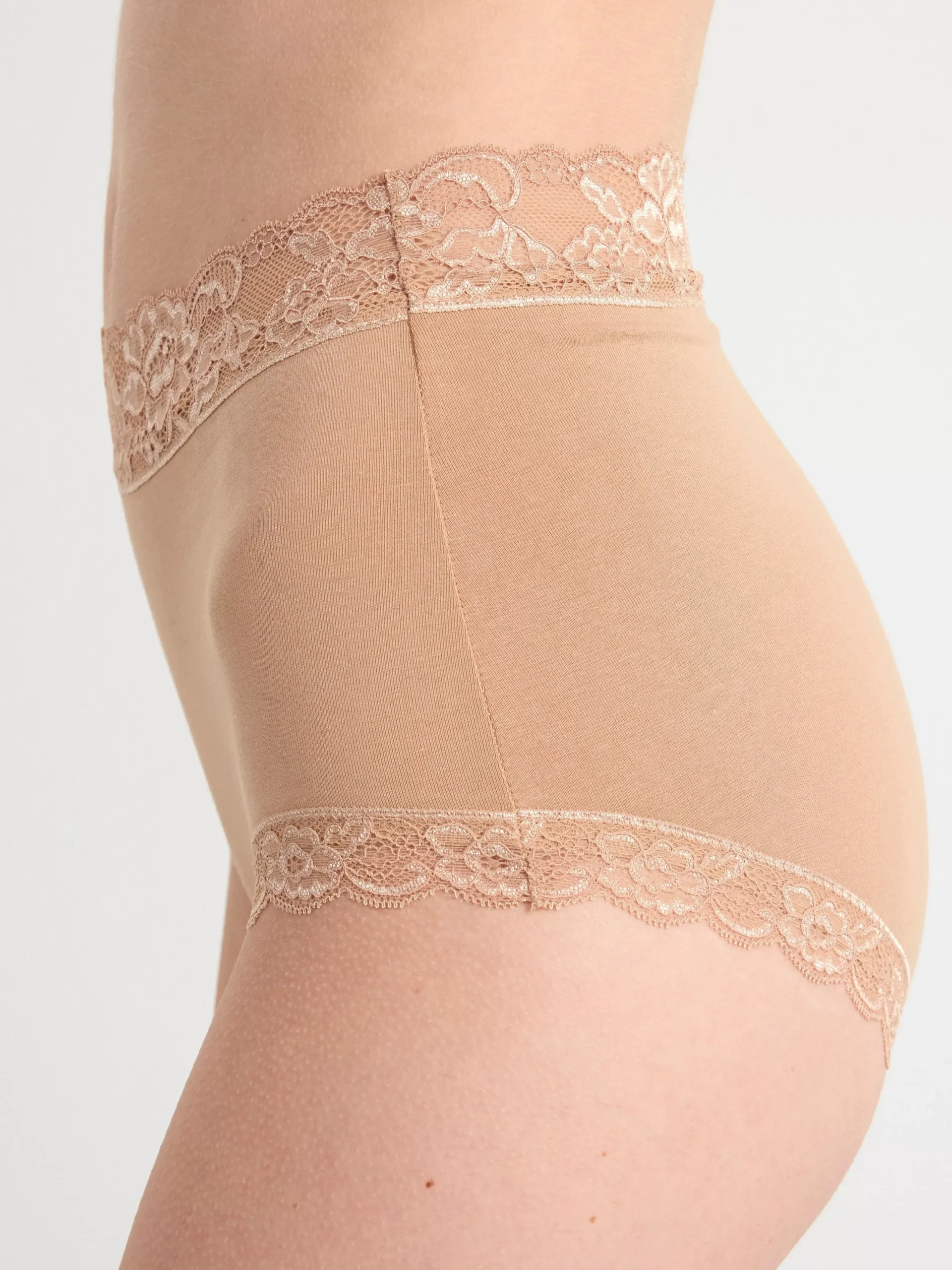 Trosor>Lindex 3-Pack High Waist Trosor Three-Col Mix