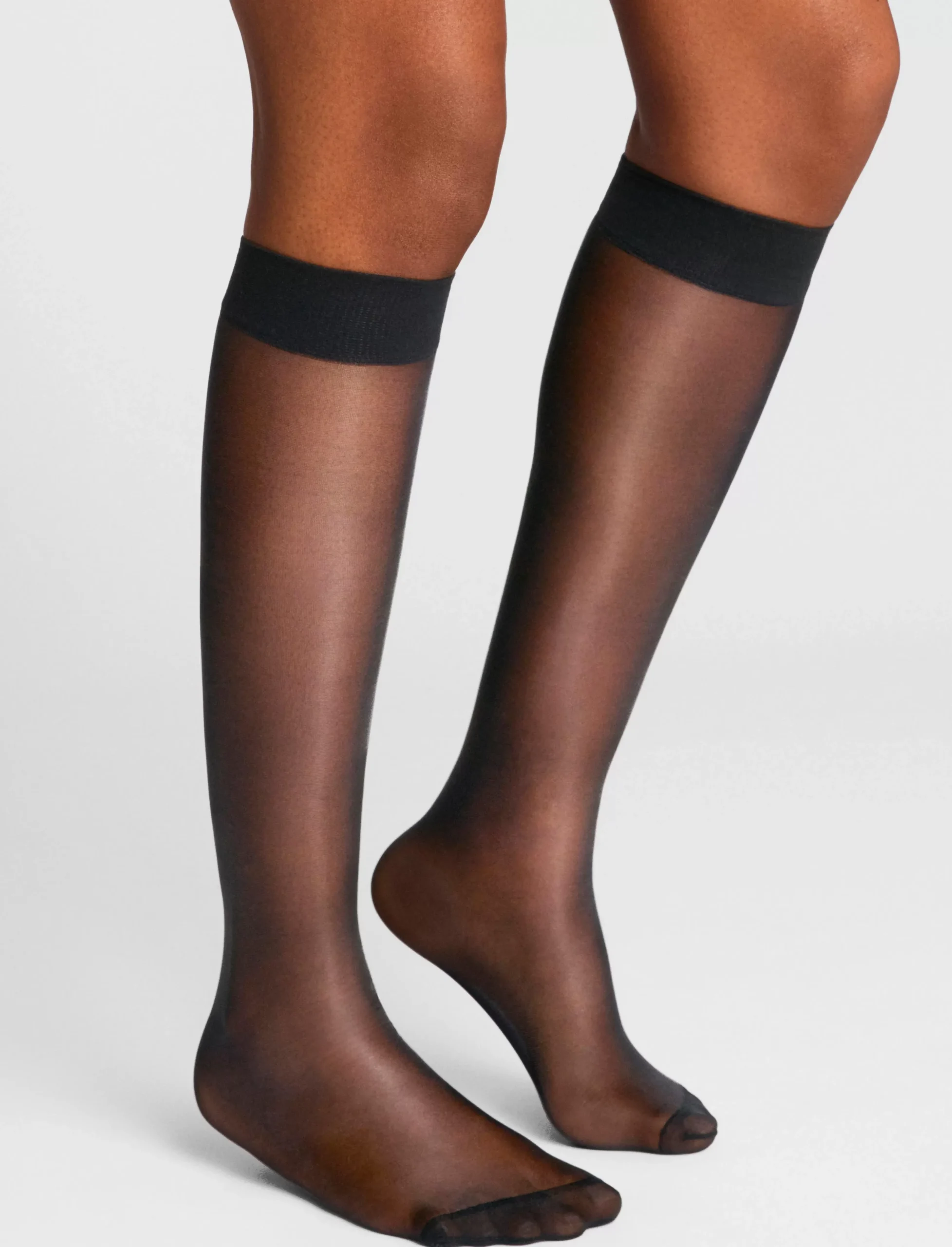 Strumpor>Lindex 2-Pack Knastrumpor I 20 Denier Black
