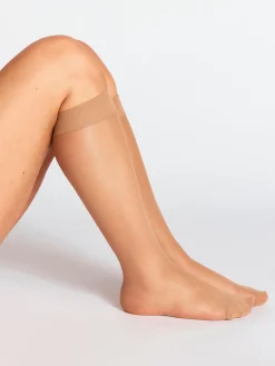 Strumpor>Lindex 2-Pack Knastrumpor I 20 Denier Beige