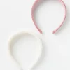 Accessoarer>Lindex 2-Pack Lurviga Diadem Light Beige
