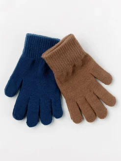 Accessoarer>Lindex 2-Pack Magiska Fingervantar Dk Dusty Blue