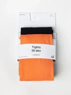 Strumpbyxor & Leggings>Lindex 2-Pack Matta Strumpbyxor I 50 Denier Light Orange