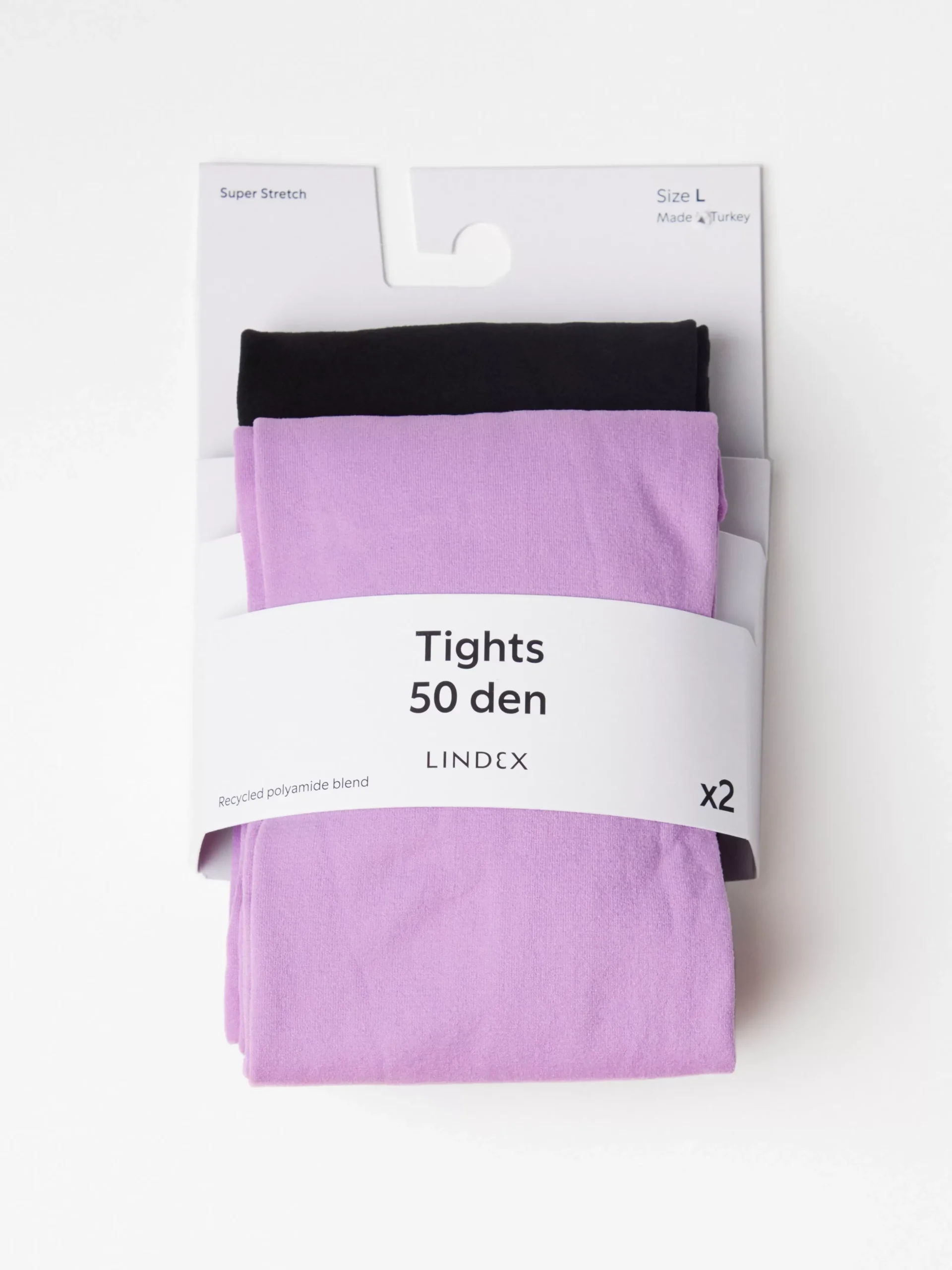 Strumpbyxor & Leggings>Lindex 2-Pack Matta Strumpbyxor I 50 Denier Dusty Lilac