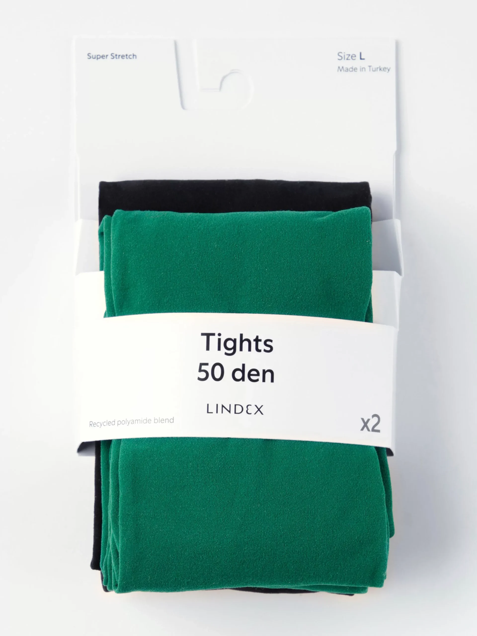 Strumpbyxor & Leggings>Lindex 2-Pack Matta Strumpbyxor I 50 Denier Dark Green