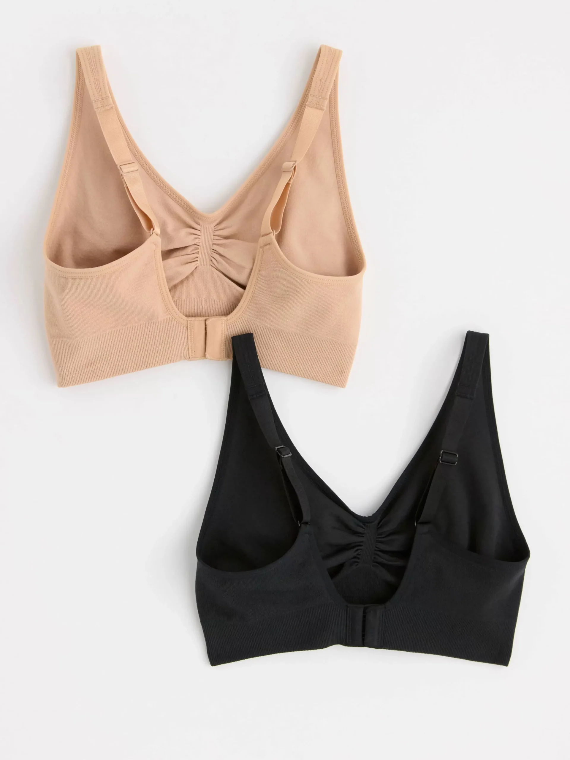 Bh>Lindex 2-Pack Mjuk Seamless Bh Beige
