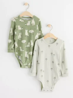 Bodies>Lindex 2-Pack Monstrade Bodies Dusty Green