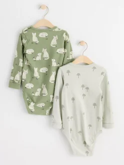 Bodies>Lindex 2-Pack Monstrade Bodies Dusty Green