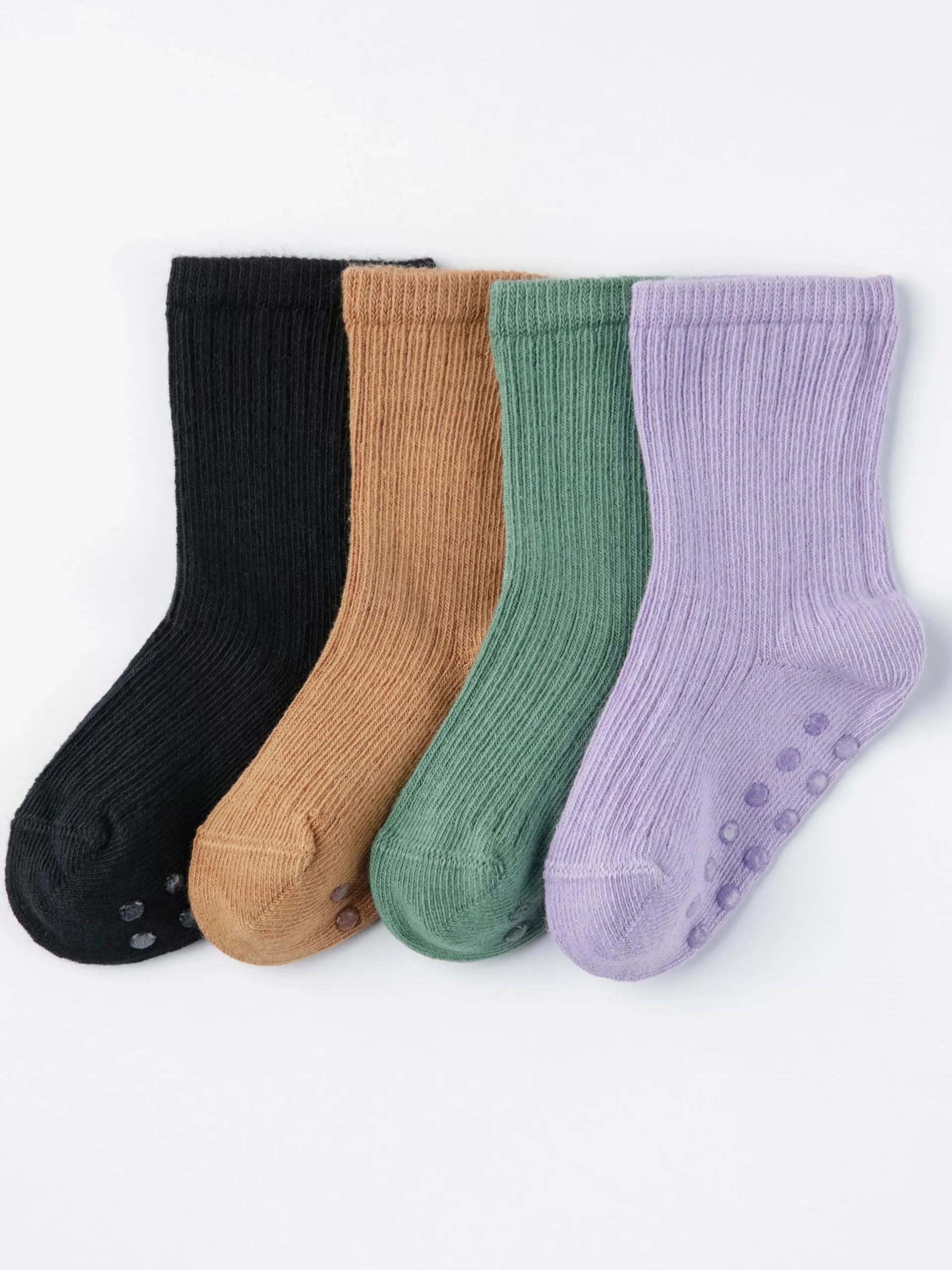 Strumpor & Strumpbyxor>Lindex 4-Pack Ribbade Strumpor Light Dusty Lilac