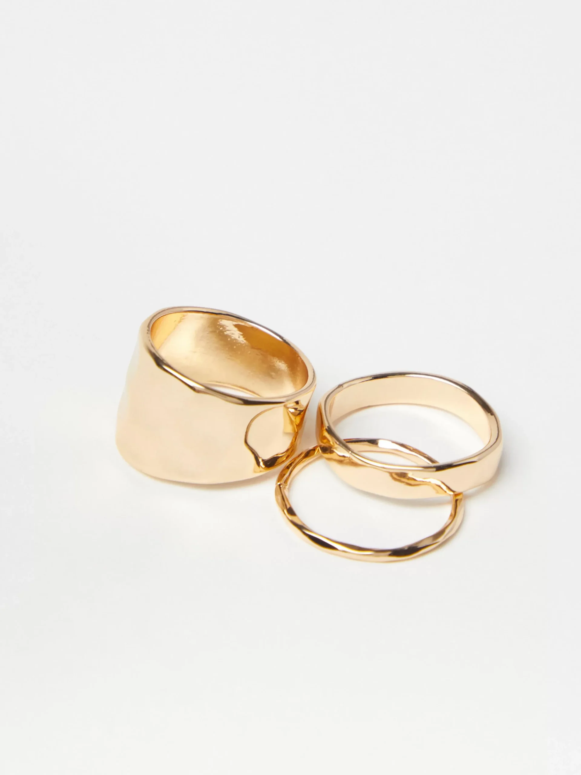Accessoarer>Lindex 3-Pack Ringar Gold