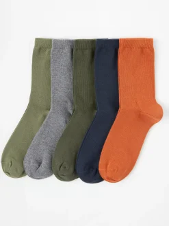 Underkläder>Lindex 5-Pack Sockor Dusty Orange