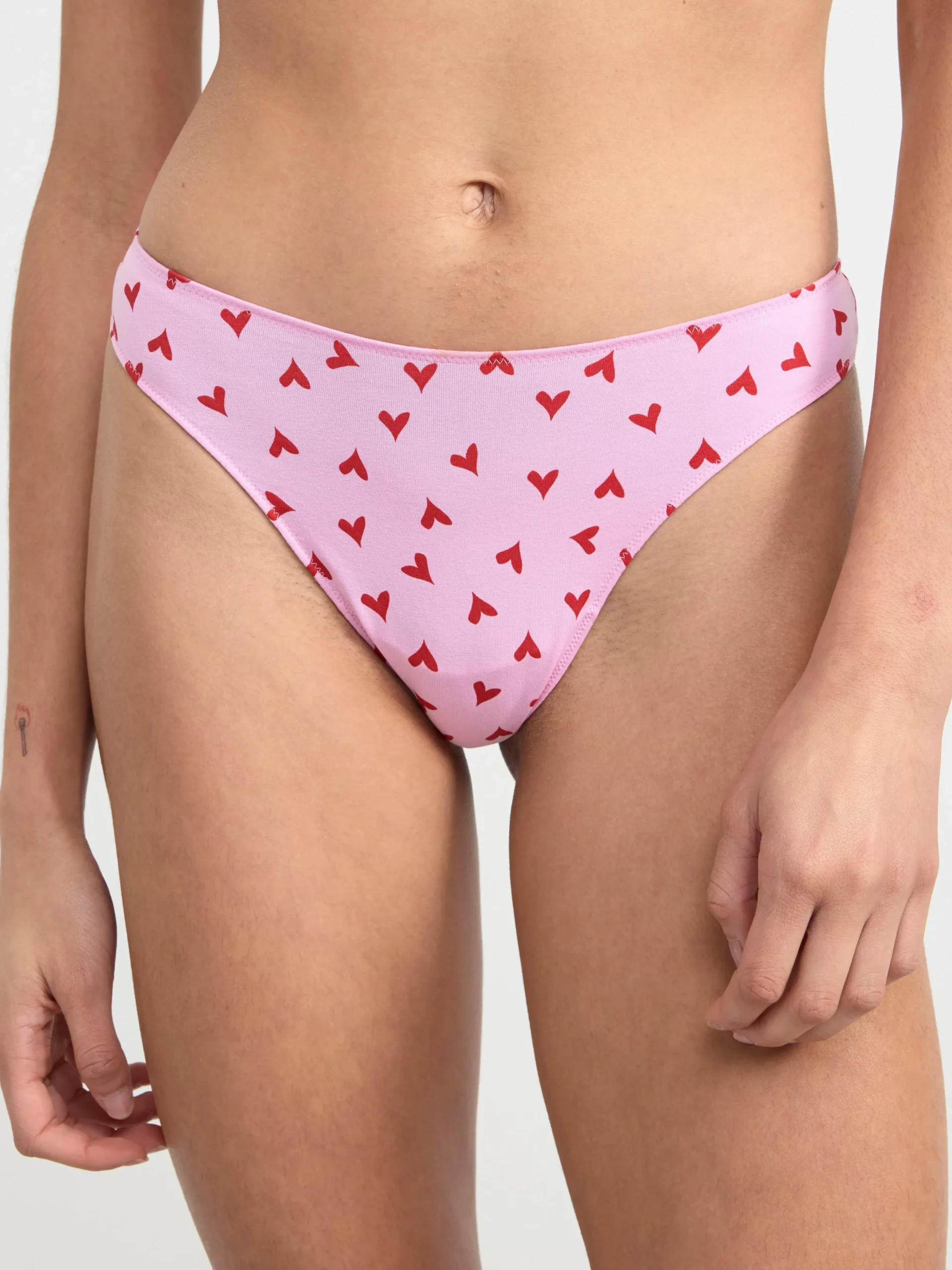 Trosor>Lindex 3-Pack Stringtrosor Low Waist Light Pink