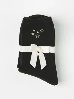 Strumpor>Lindex 4-Pack Strumpor Black