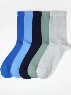 Underkläder>Lindex 5-Pack Strumpor Light Dusty Blue